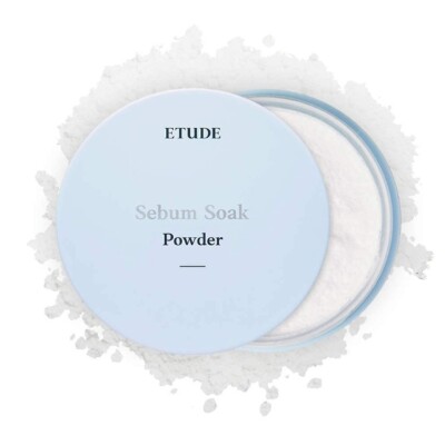 ETUDE Sebum Soak Powder 5g Face Loose Powder Sebum Powder Korean Makeup K-Beauty