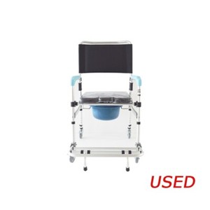 Used! WheelChair Commode Toilet Elderly Pregnant Commode Chair Mobile Transport