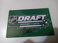 Akil Thomas NHL Draft 2018 Logo 4x6 Photo Signed Autograph Signature Kings Rc