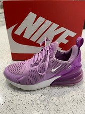 Kids Nike air max 270 rush fuchsia white- Size 4.5 With Box-