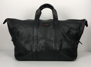 tumi leather weekender bag