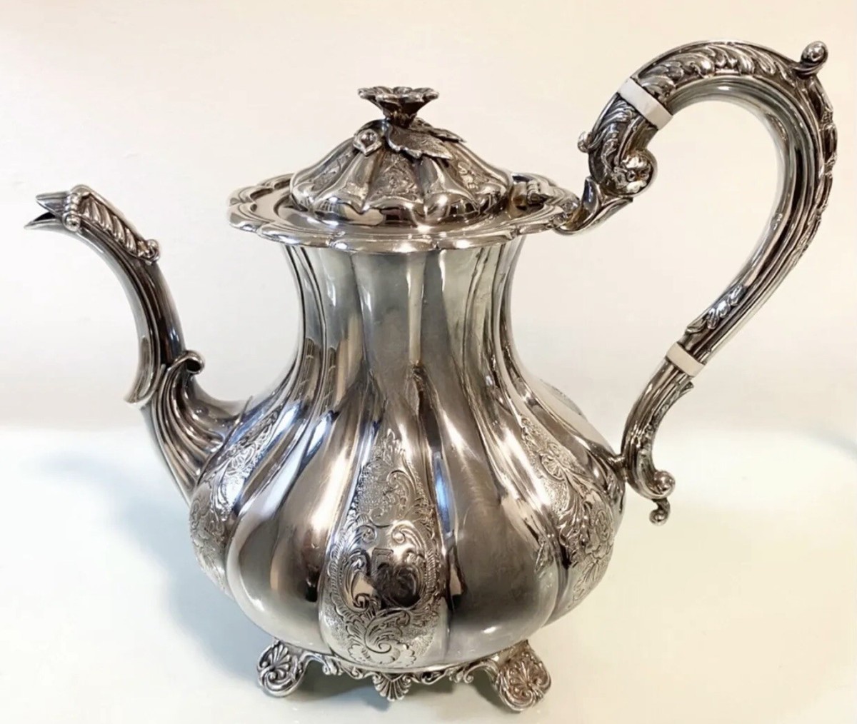 Barker Ellis Co. Vintage Silver Plate 1931 5-Pc Hand-Chased