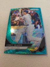 2020 Panini Prizm Teal Wave #220 Corey Seager Dodgers