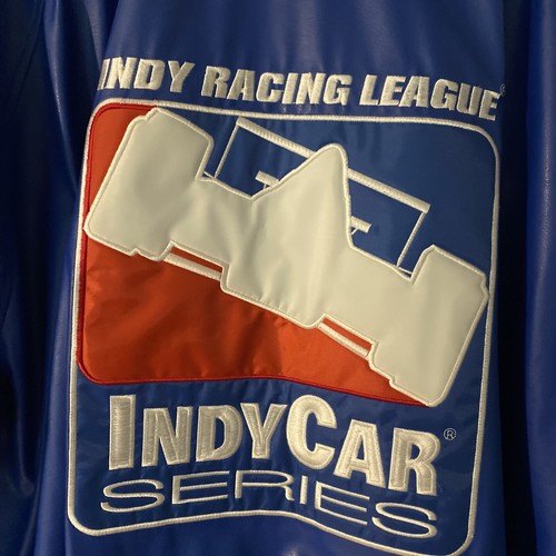 Vintage Indy Racing League Indy Car Series Faux Leather Jacket Size XXL, EUC - Picture 5 of 14