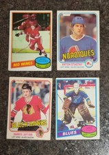 4 1980-81 & 1981-82 O-Pee-Chee OPC Rookie Cards Lot  Luit Sutter Foligno Stastny