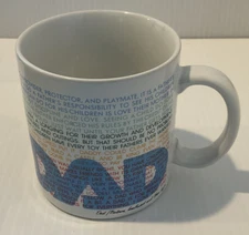 Vintage 1982 Dad Phrases Mug Barbara Smallwood Glenn Taylor Toscany Collection