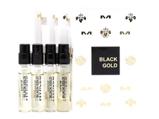 MANCERA BLACK GOLD EDP 2.0ml .06fl oz x 4 COLOGNE SPRAY SAMPLES