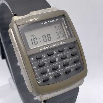 Casio 3208 CA-506 Alarm Chrono Calculator Quartz Vintage Watch FAT75MHN1