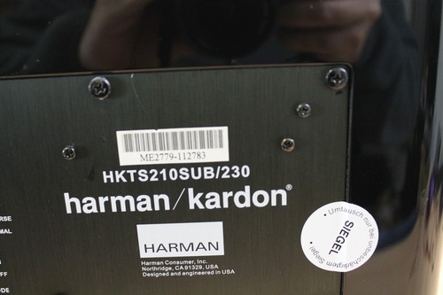 Harman Kardon HKTS 210 SUB 210SUB/230 Subwoofer Schwarz - Bild 5 von 7