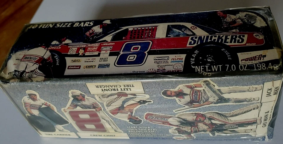 Coche de carreras Snickers #8 1991 publicidad Rick Wilson en caja original sellado    Foto 2 de 4