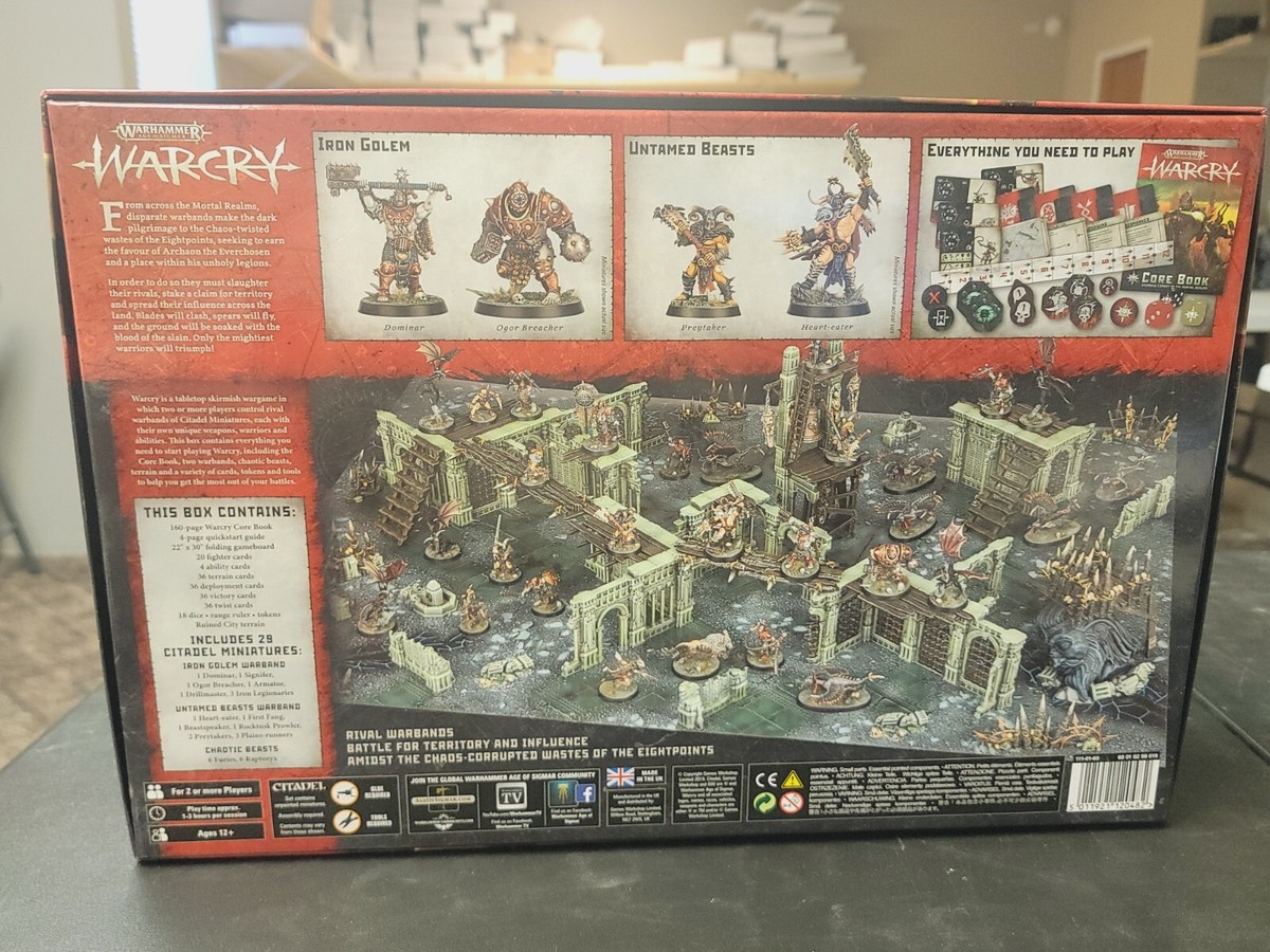 Warcry Starter Set Warhammer Age of Sigmar - opened, mostly