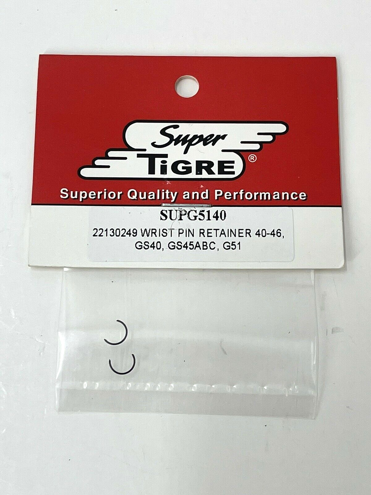 Super Tiger 22130249 Wrist Pin Retainer 40-46 GS40, GS34ABC, G51, SUPG5140