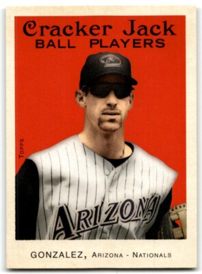 2004 TOPPS CRACKER JACK LUIS GONZALEZ ARIZONA DIAMONDBACKS #10