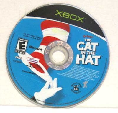 Xbox Dr Seuss' The Cat in the Hat (Microsoft, Xbox, 2003) Disc Only READ