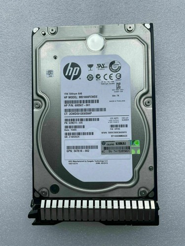 HP 695507-001 EVA 1TB 7.2K FATA FCC M6412 3.5'' HOT PLUG HDD HARD DRIVE