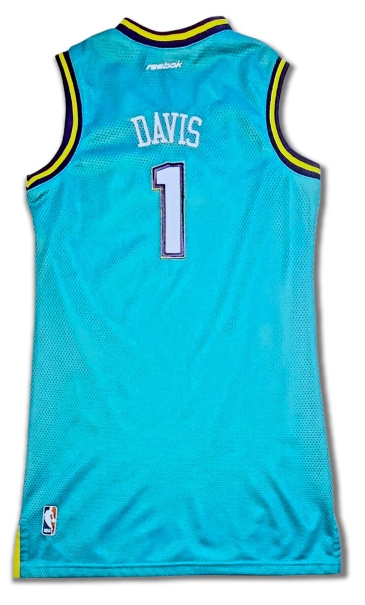 NEW ORLEANS HORNETS バロン・デイビス #1 刺繍ユニフォーム Vtg Reebok BARON DAVIS #1 New Orleans Hornets NBA Jersey (Boy's L