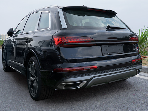 AUDI Q7 SQ7 Rear Ring Emblem GLOSS BLACK Sign Logo Trunk Lid - Foto 4