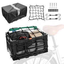 Folding Bicycle Rear Basket Bicycle Handle Rack Packaging Bracket Basket Kit