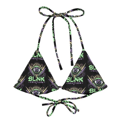 Recycled eco bikini top by Blink Friction and iServalan - Picture 4 of 28