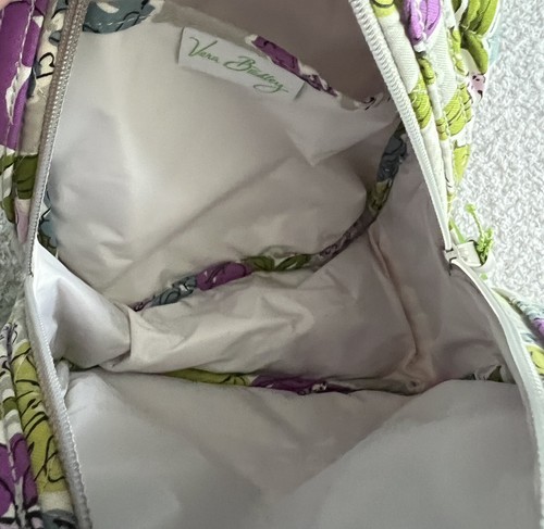 Vera Bradley Lunch Bag Watercolor Insulated Lunchbox Gray Let’s Do School - Picture 6 of 8