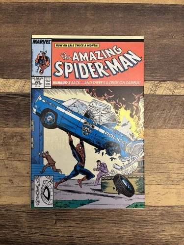 Amazing Spider-Man #306 (Marvel, 1988) Action Comics 1 homage | McFarlane VF