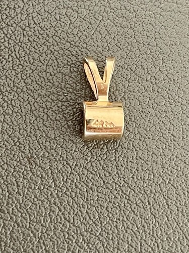 14KT GELBGOLD 0,20CT RUNDER DIAMANT SOLITÄR ANHÄNGER (L19) - Bild 5 von 6