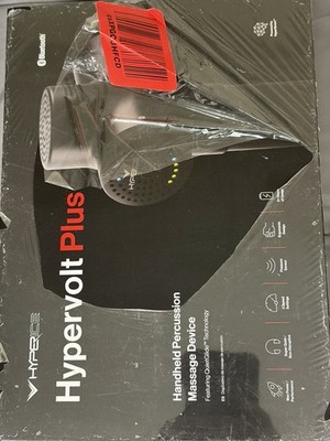 Hyperice Hypervolt Plus Percussion Massage Device Black, Bluetooth New Sealed