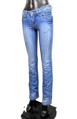Armani Damen Jeans W26 IT40 Skinny Stretch Denim Hellblau Slim Fit