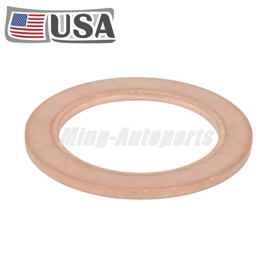 Arandela de junta de tapón de drenaje de aceite de cobre 10 piezas (007603-014106) para Mercedes-Benz Foto 4 de 4