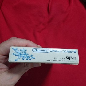 Final Fantasy 1 NES SQUARE Nintendo Famicom With Box from Japan Used Rare