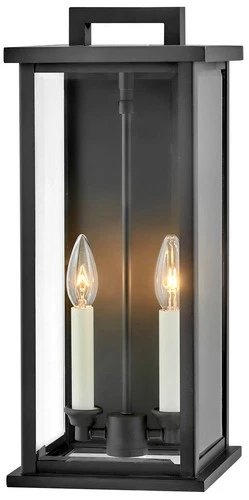 Hinkley Weymouth 18 1/4" High Black Outdoor Wall Light - Picture 2 of 10