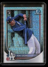 2025 Bowman Chrome Roki Sasaki Mega Box Image Variation RC Mojo Refractors #12