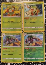 Grookey 011/072 Thwackey 012/072 Rillaboom 013/072 - Pokémon Shining Fates