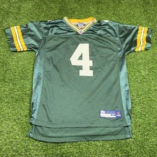 Brett Favre Green Bay Packers Jersey Youth Xl Reebok #4 Green