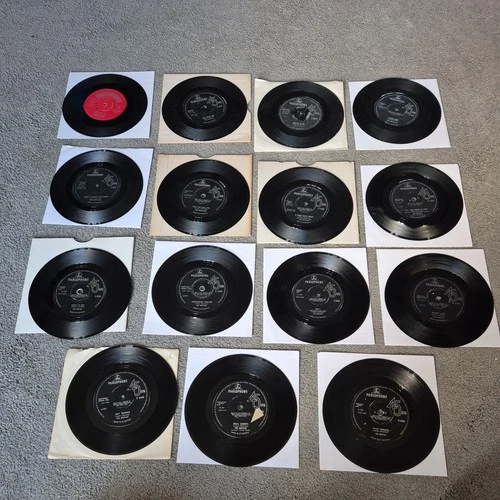 The Beatles 7" Vinyl Single Record Job Lot X15 Help , penny Lane,  day tripper