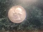 1962 Washington Quarter (purple/black)