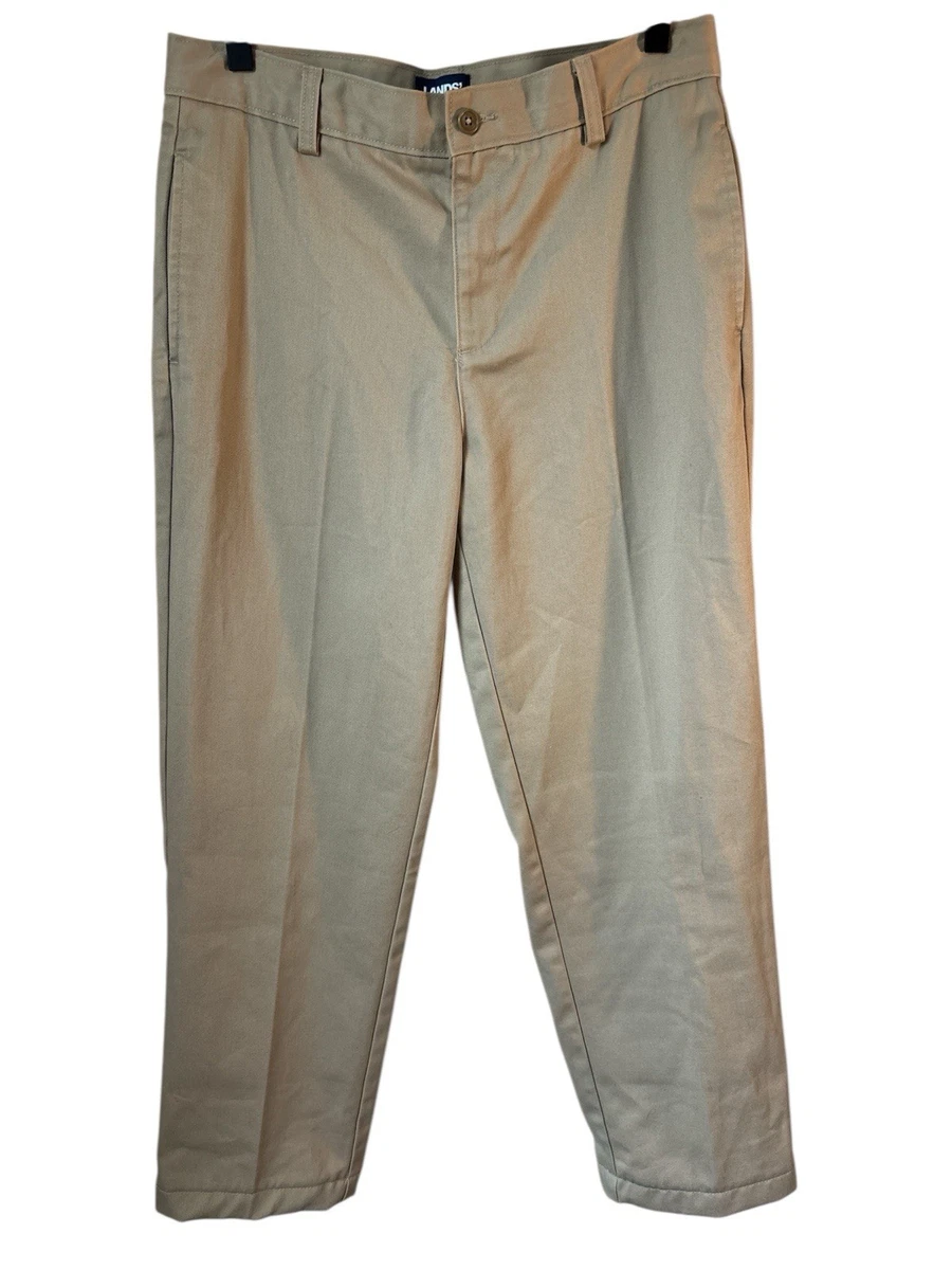 Pantalon Habillé Garçon Lands' End - Taille 16 - Bleu Marine - Neuf Sans étiquettes