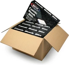 5 BCW Short Comic Book Storage Box Bin Plastic Heavy Duty Stackable Durable Safe