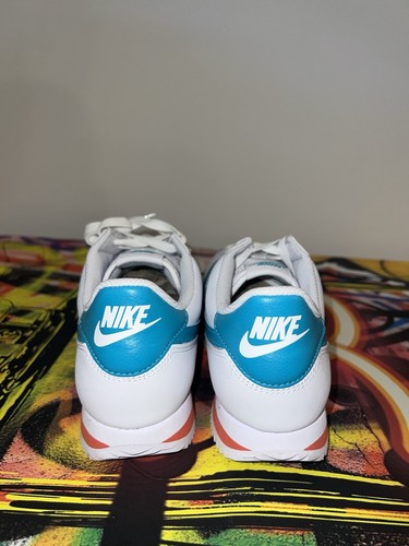 Nike Cortez Miami Dolphins White Dusty Cactus DM4044 103 Men's Size 9 - Picture 5 of 5