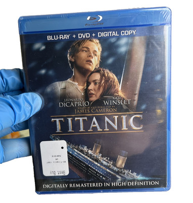 Titanic Blu-Ray (Four-Disc Combo: w  DVD & Digital Copy) NOS New Sealed Unopened