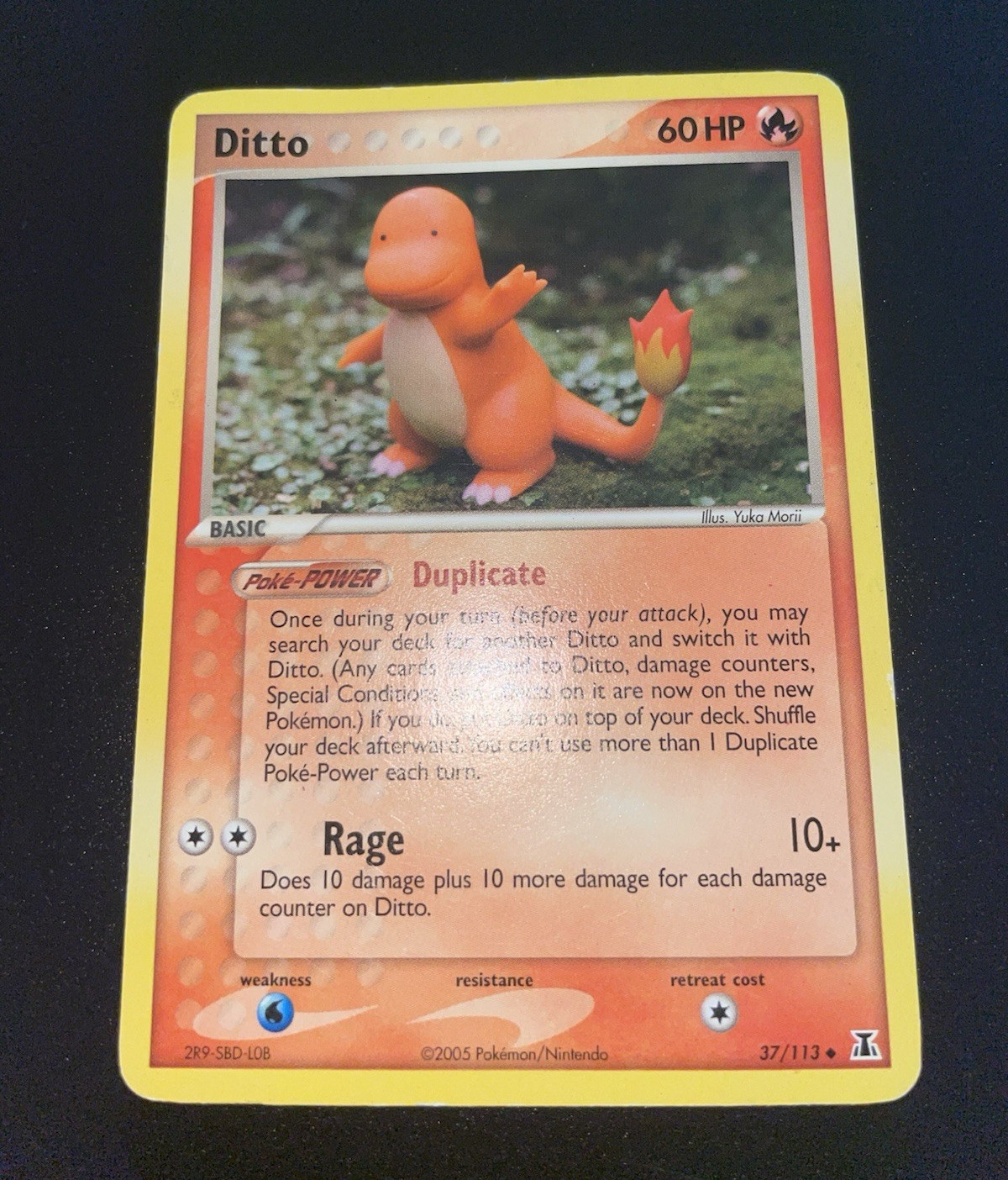 Pokemon TCG Ditto (Charmander) 37/113 Delta Species Uncommon EN 60HP