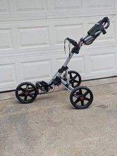 Clicgear Model 3.0 Golf Push Cart Folding Design Black/Red, excellent condition