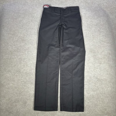 Dickies Work Pants Mens 30x32 Black Straight Twill Flex Active Waist New NWT