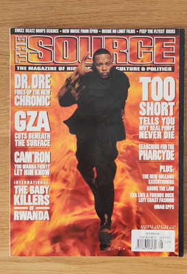 THE SOURCE HIP HOP MAGAZINE DR DRE COVER AUGUST 1999 NO.119 (UK BARCODED)
