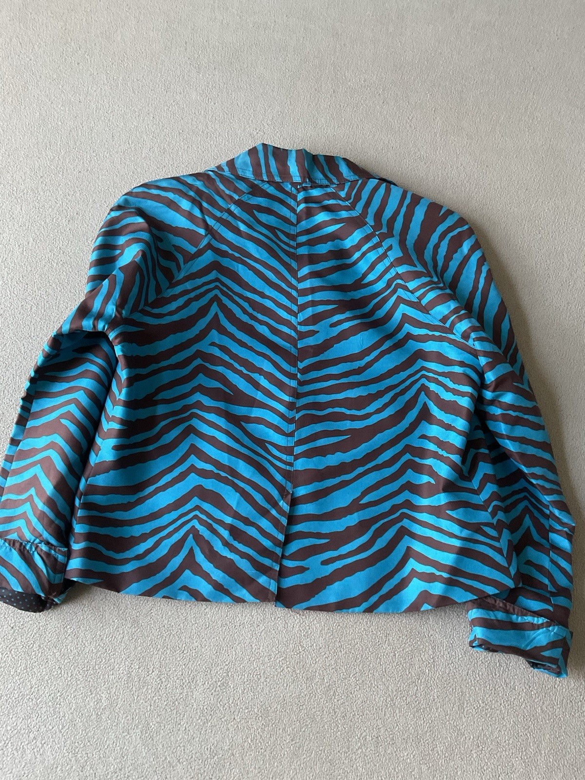 Patrick Christopher Zebra Print Jacket Women’s 0u… - image 7