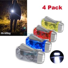 NEW 3LED Hand Crank Flashlight for Outdoor Camping Torch Self Powered Charge - 4
