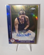 Ashley Sessa 2024 Chrome USA Olympics Hopefuls Auto Gold Refractor AU-AS /50