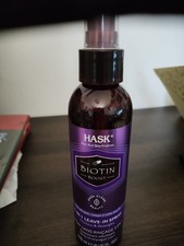 Hask 5-in-1 Leave -In Spray Thickens And Detangles Hair Biotin Boost