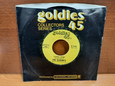 45 / The Elegants  - Little Star / The Poni-Tails - Born Too Late / Reissue