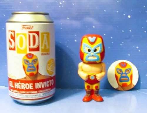 Funko Soda Marvel Luchadors: El Héroe Invicto - 12,500 pcs iron man heroe